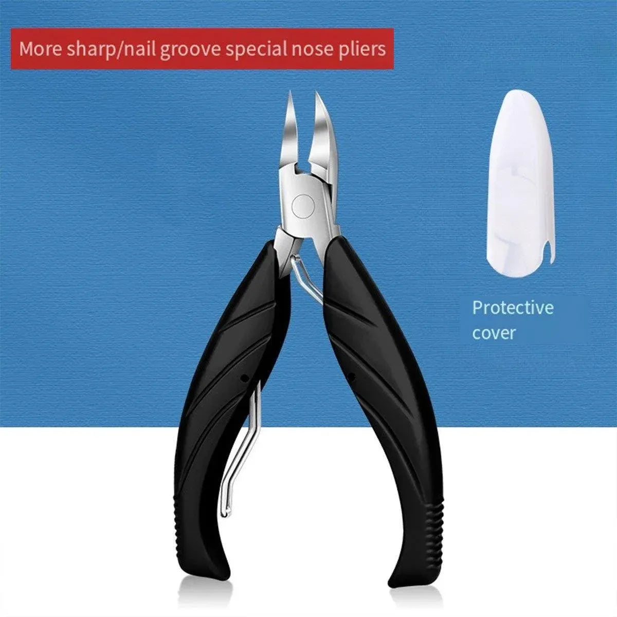 Stainless Steel Nail Clipper and Manicure Set with Case