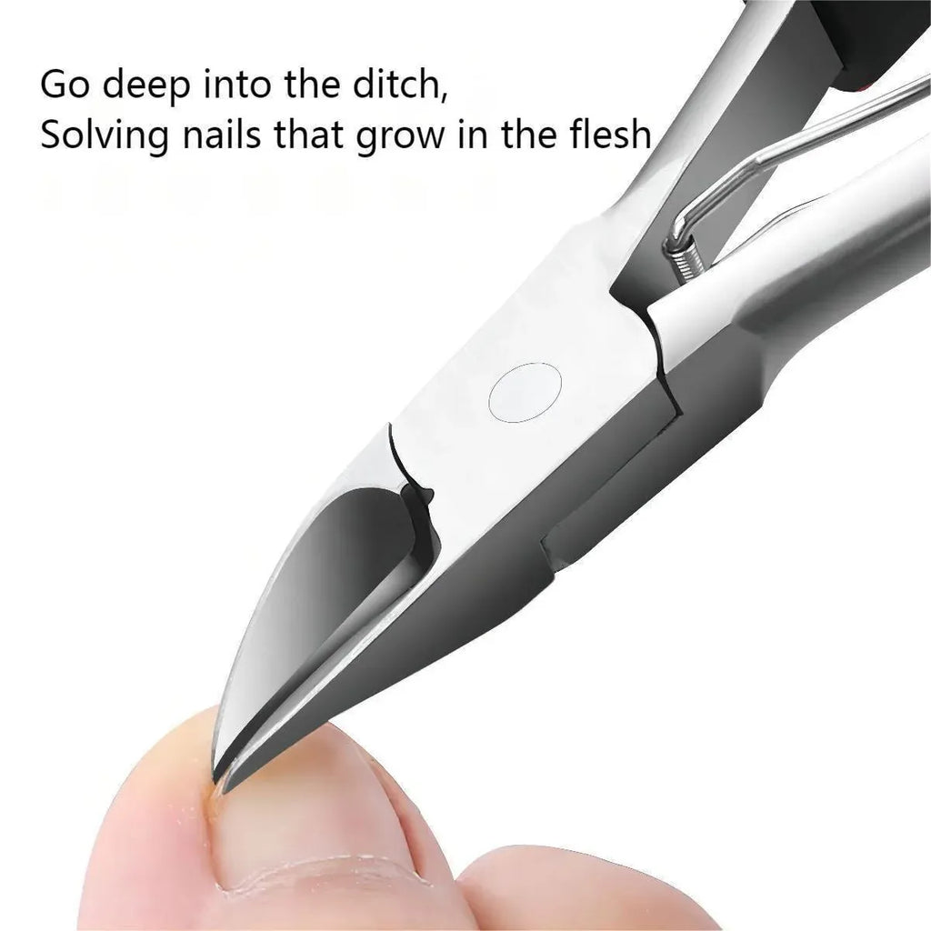 Stainless Steel Nail Clipper and Manicure Set with Case