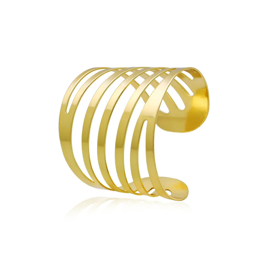 Hollow Rose Metal Napkin Rings, Set of 10