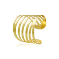 Hollow Rose Metal Napkin Rings, Set of 10