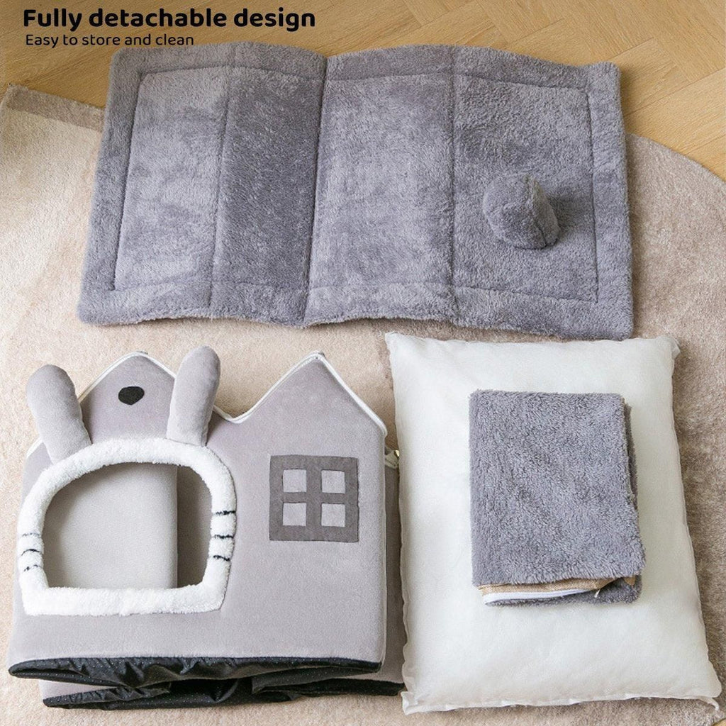 Removable Washable Pet House Four Seasons Cat Enclosed House
