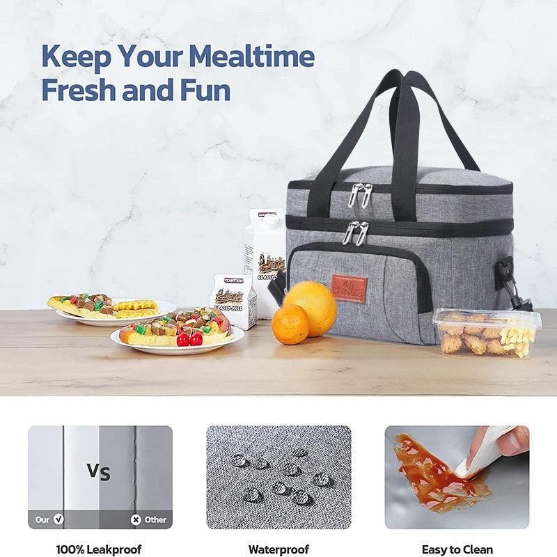 Insulated Lunch Cooler Bag with Shoulder Strap, 10 L