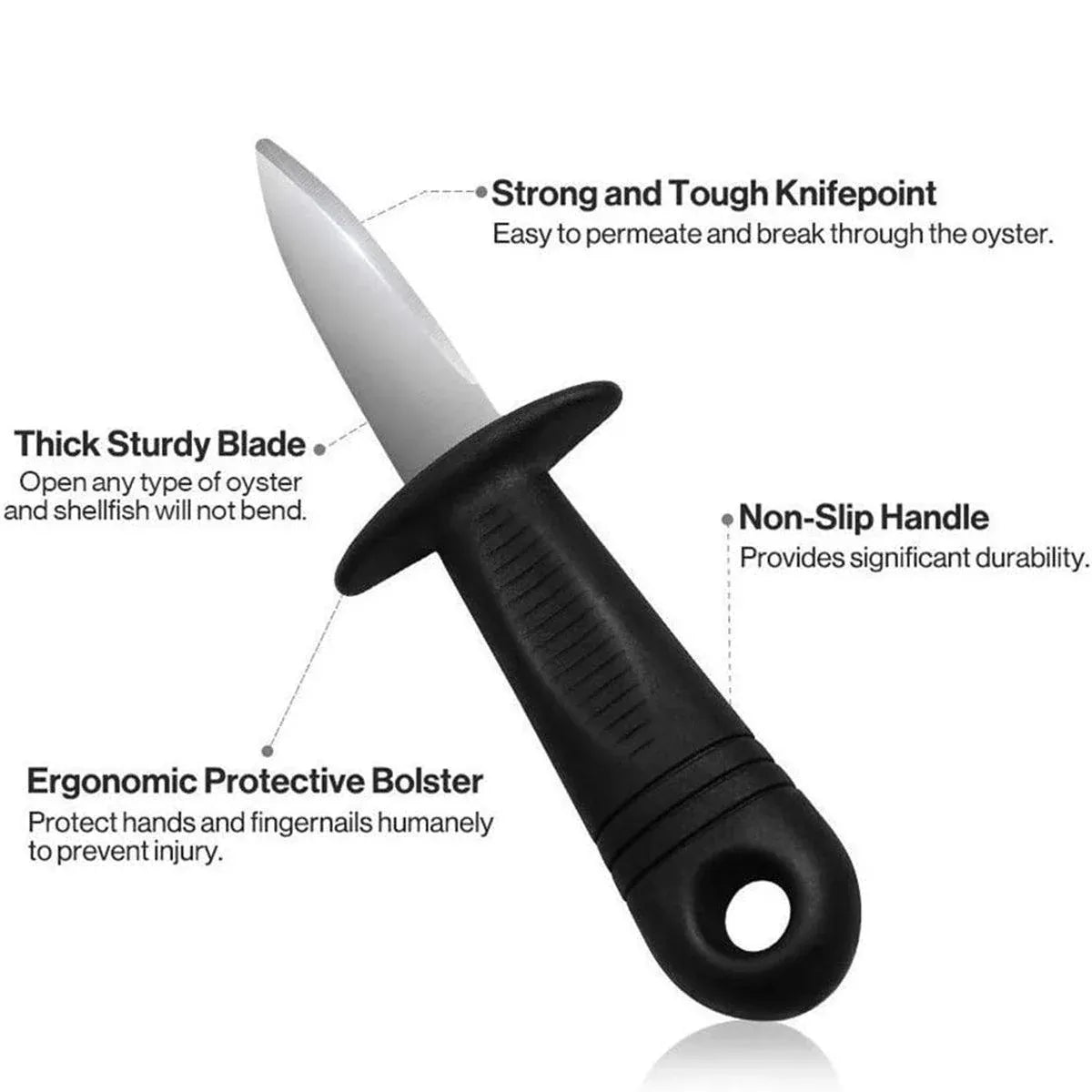 Oyster Shucking Knives, Set of 6