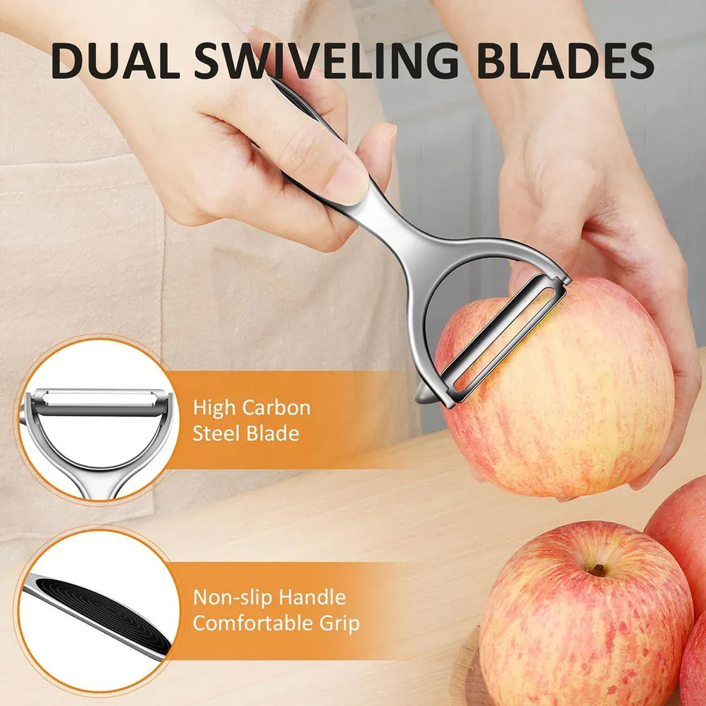 Stainless Steel Vegetable Peelers, Set of 2