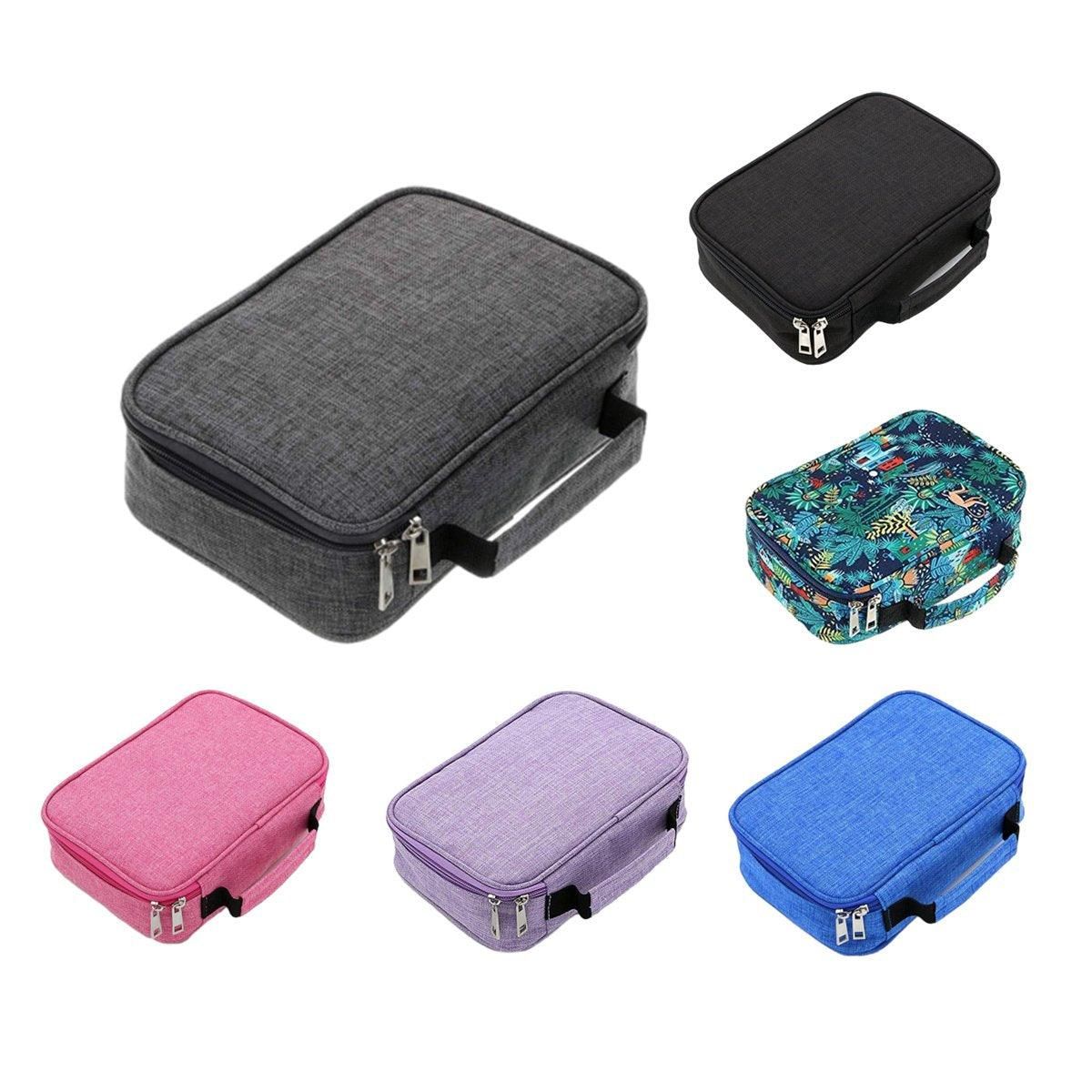Large Capacity Multi Layer Pencil Pouch with Handle, 23 x 16 x 7 cm