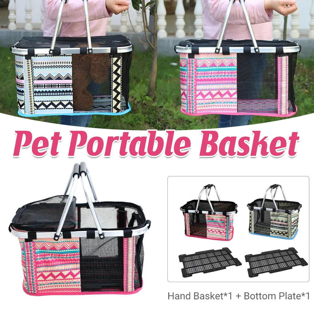 Pet Outdoor Carrying Baskets Portable Cat Dog Travel Bags Pet Carrier