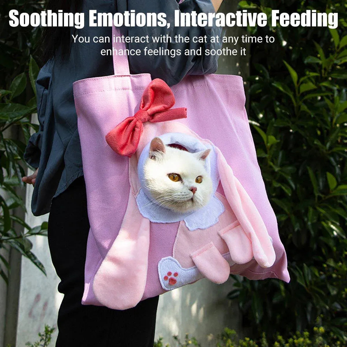 Portable One Shoulder Cat Dog Canvas Bag Breathable Pet Carrier
