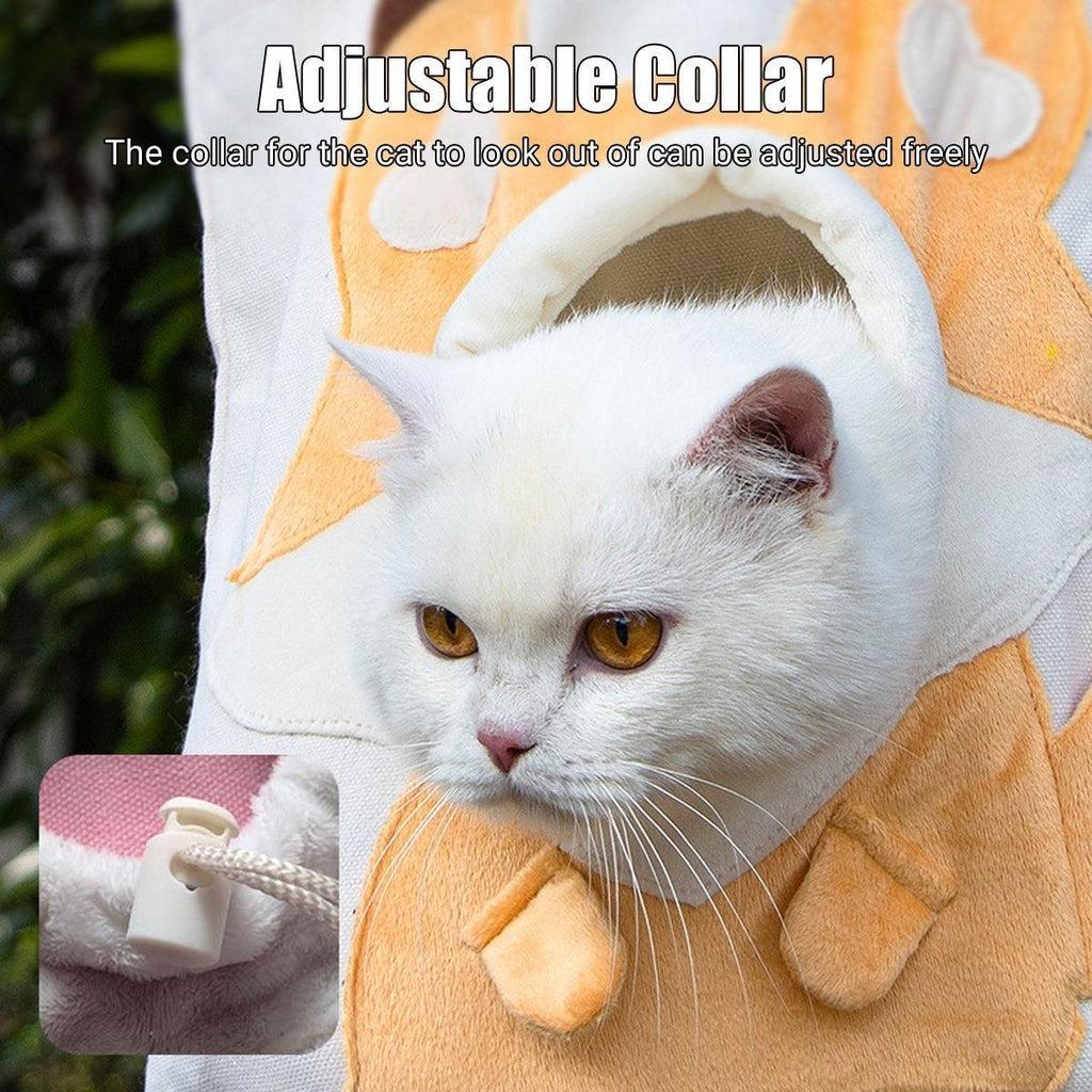 Portable One Shoulder Cat Dog Canvas Bag Breathable Pet Carrier