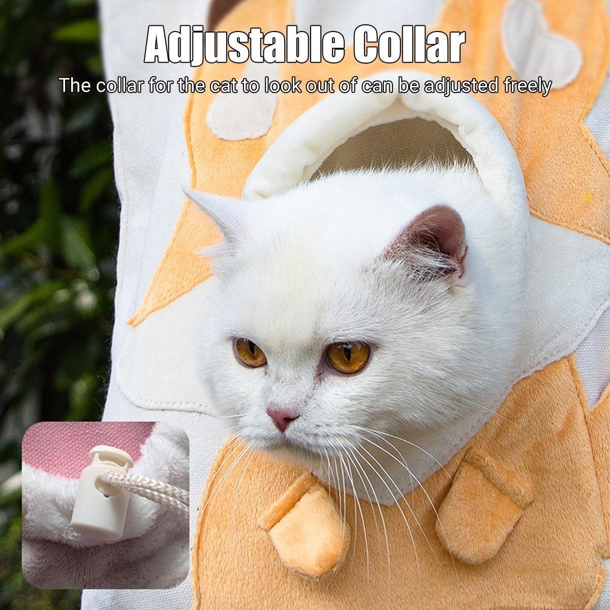 Portable One Shoulder Cat Dog Canvas Bag Breathable Pet Carrier