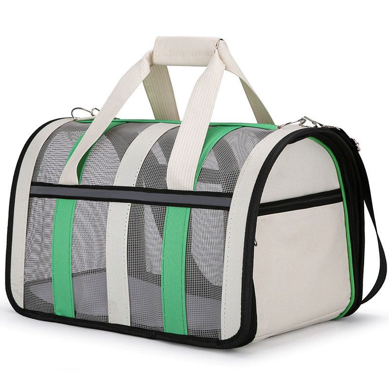 Pet Carrier Bag Portable Travel Cat Tote Bag Soft Breathable Cat Bag