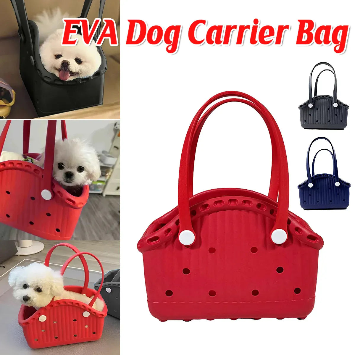 Pet Basket Outdoor Portable Large Capacity Standard Pets Durable
