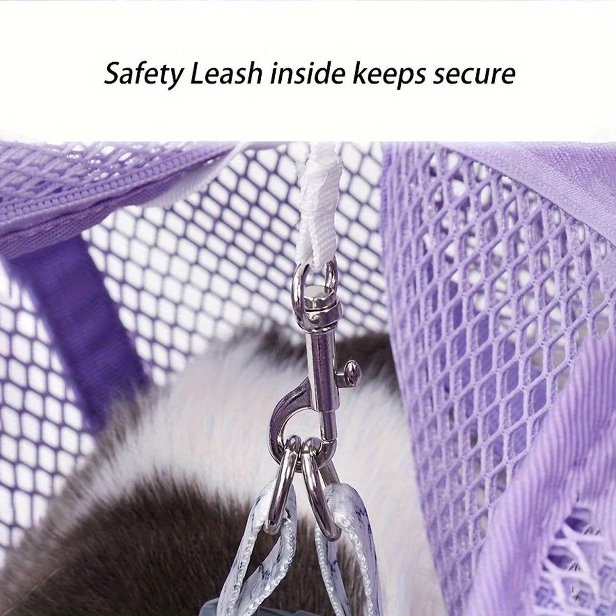 Escape Proof Pet Carrier Mesh Shoulder Bag Small Pet Travel Secure