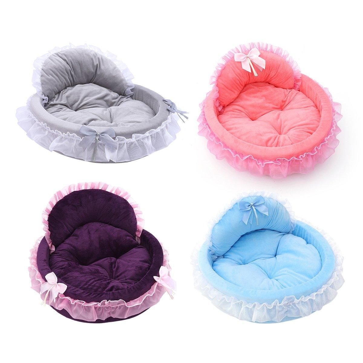 Princess Pet Kennel Soft Comfortable Cat and Dog Bed House