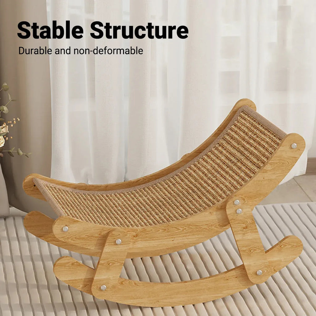 Cat Scratcher Lounge Chair, Natural, 30 x 53 x 35 cm, photo 6 of 6