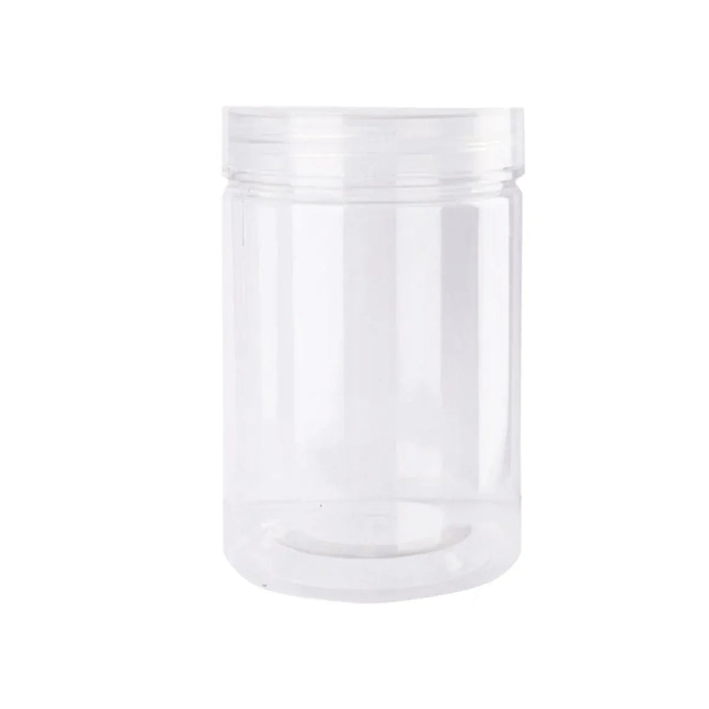 Wide Mouth Plastic Food Bottles 50PCS Transparent Sealed Storage