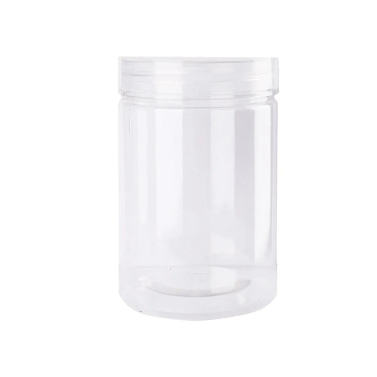 Wide Mouth Plastic Food Bottles 50PCS Transparent Sealed Storage