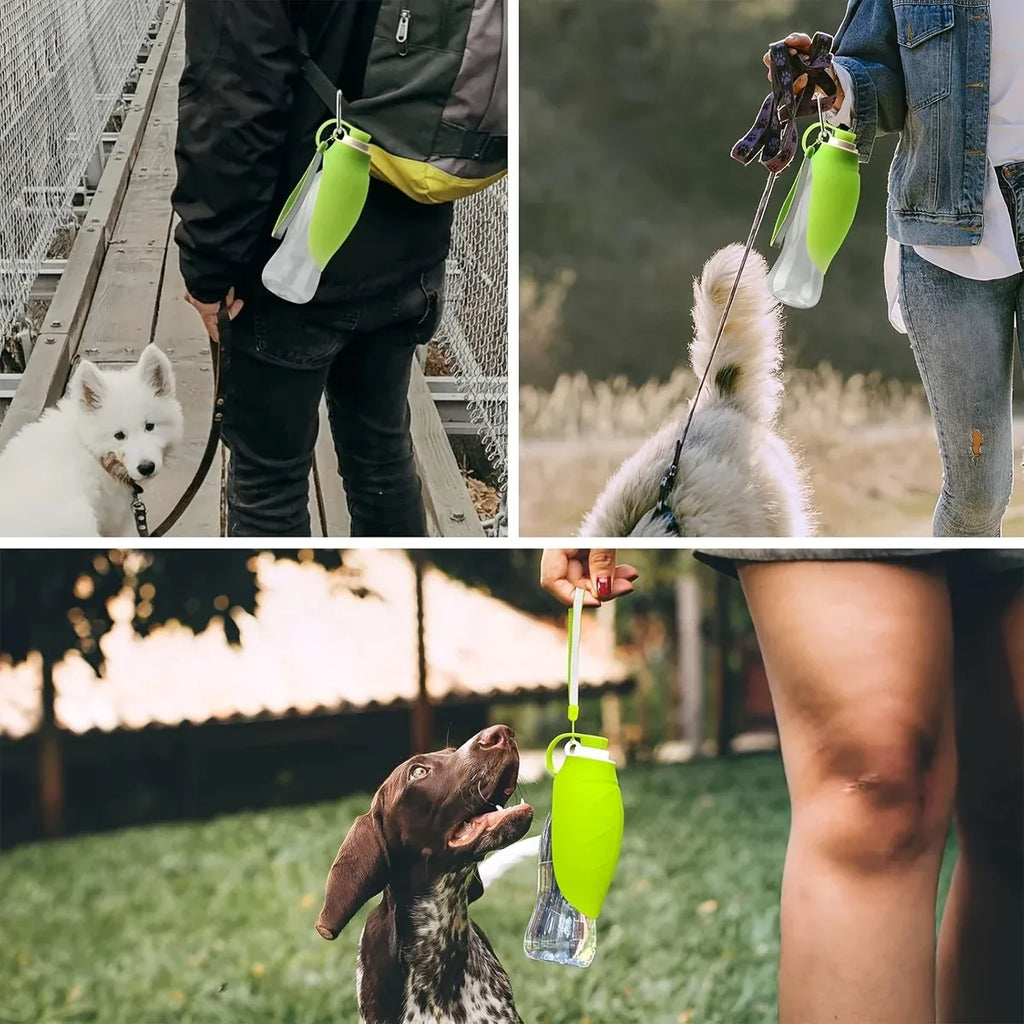 Pet Water Bottle 580ml Portable Outdoor Dog Cat Drinking Cup Travel