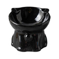 Ceramic Cat Bowl Cute Tall Raised Cat Food Bowl for Pets Eating