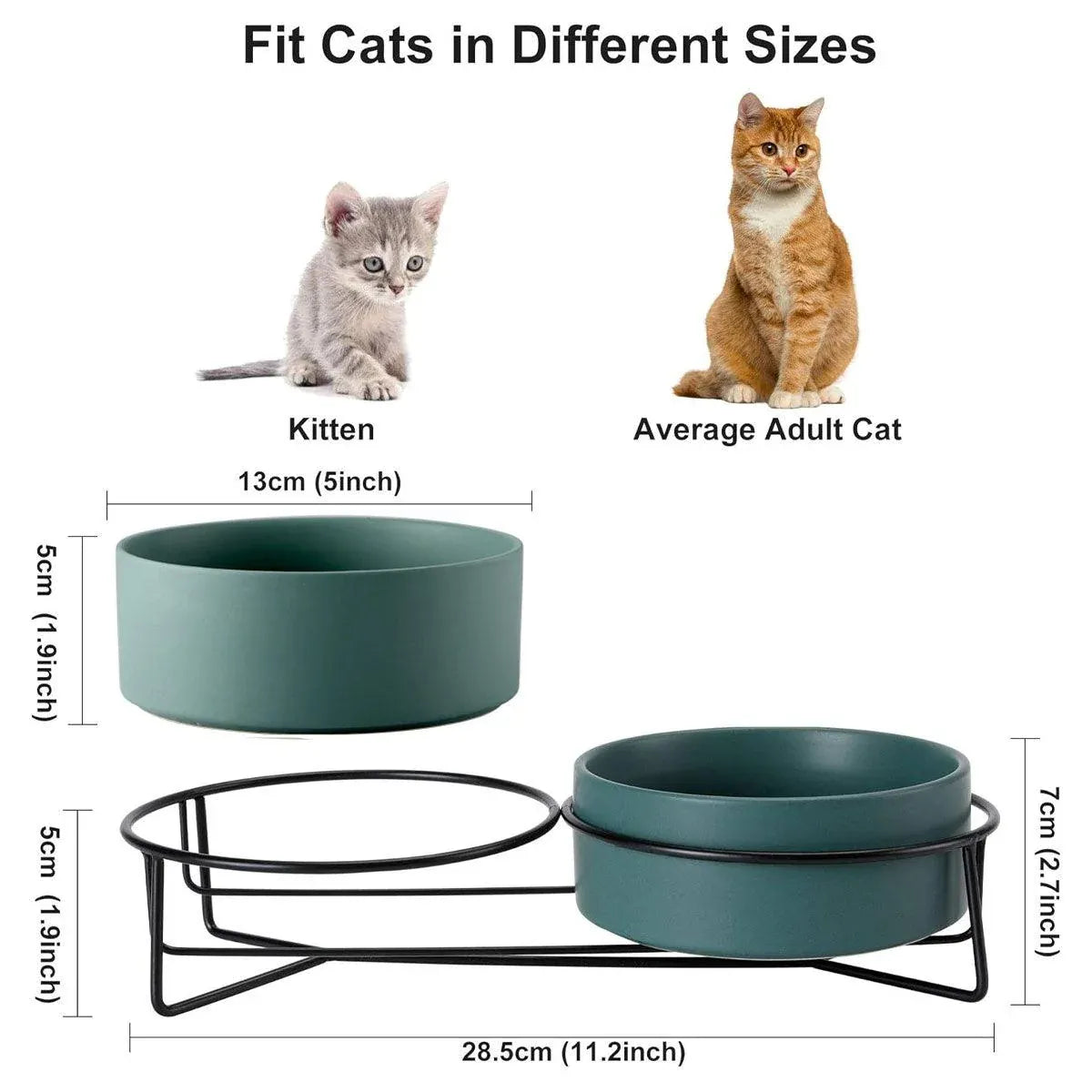 Ceramic Pet Bowl Cat Food Bowl Dog Bowl Drinking Bowl Pet Water Food