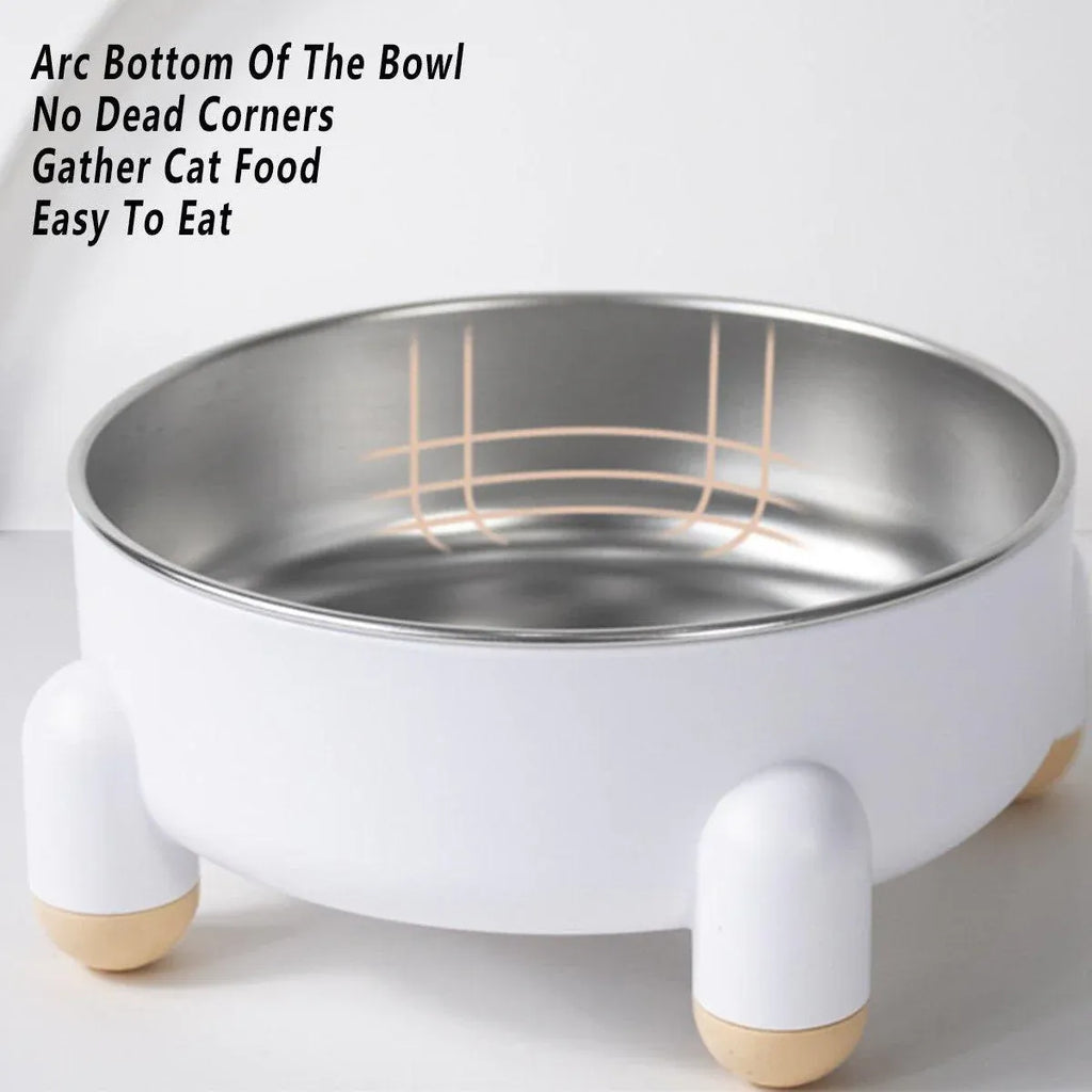 Anti-Tip Stainless Steel Dog Bowl Pet Basin