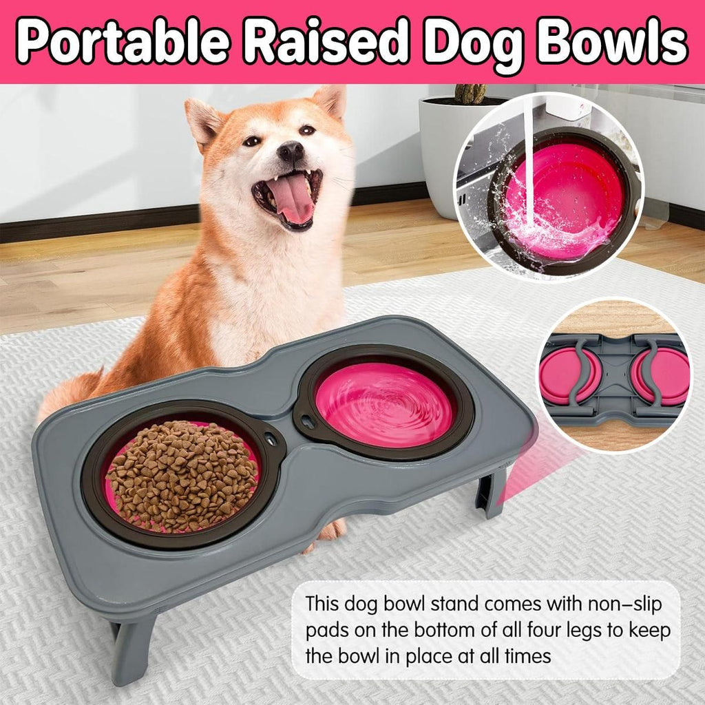 Portable Pet Water and Food Bowl