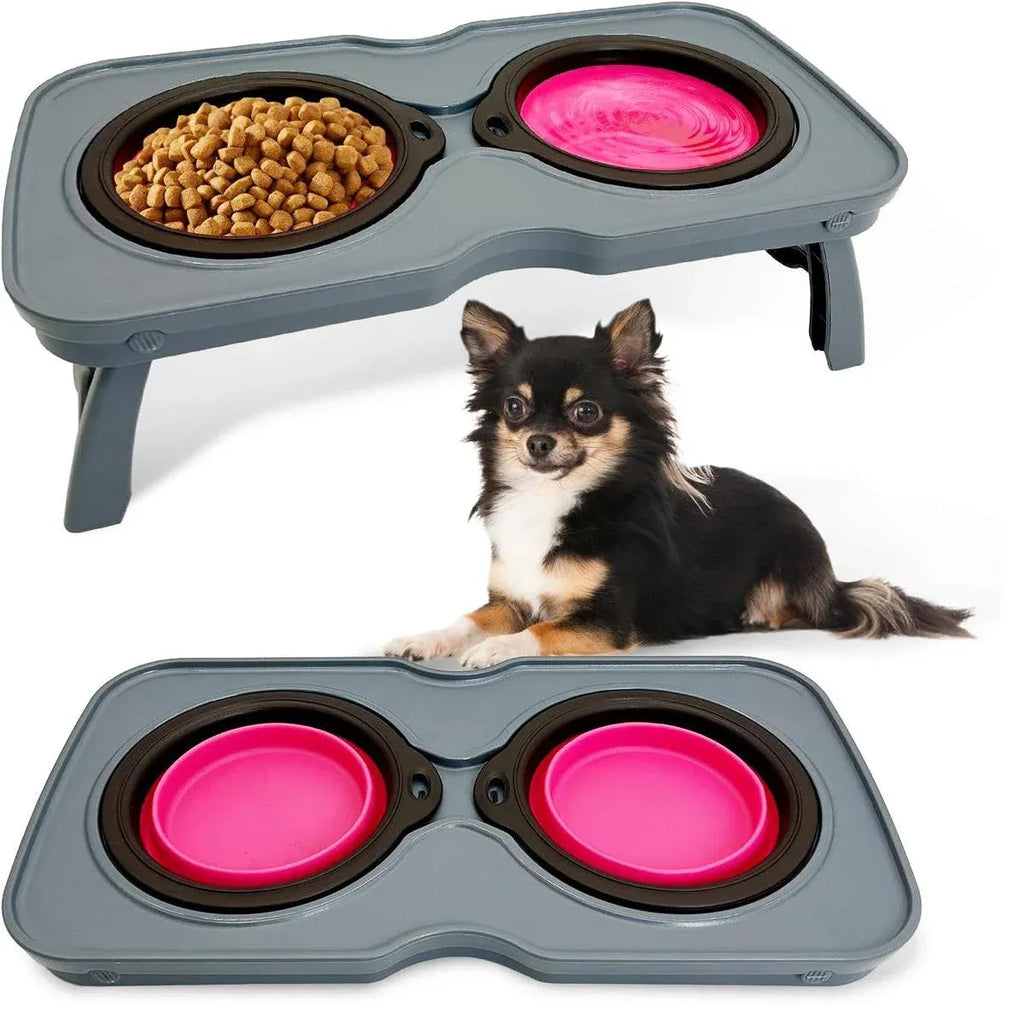 Portable Pet Water and Food Bowl