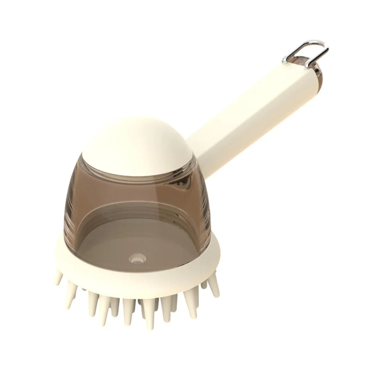 Pet Bath Brush Dog Massage Brush Press to Dispense Liquid Pet