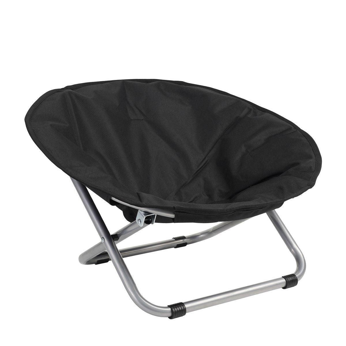 Folding Pet Bed Chair Portable Round Dog Bed Cat Bed Cushion