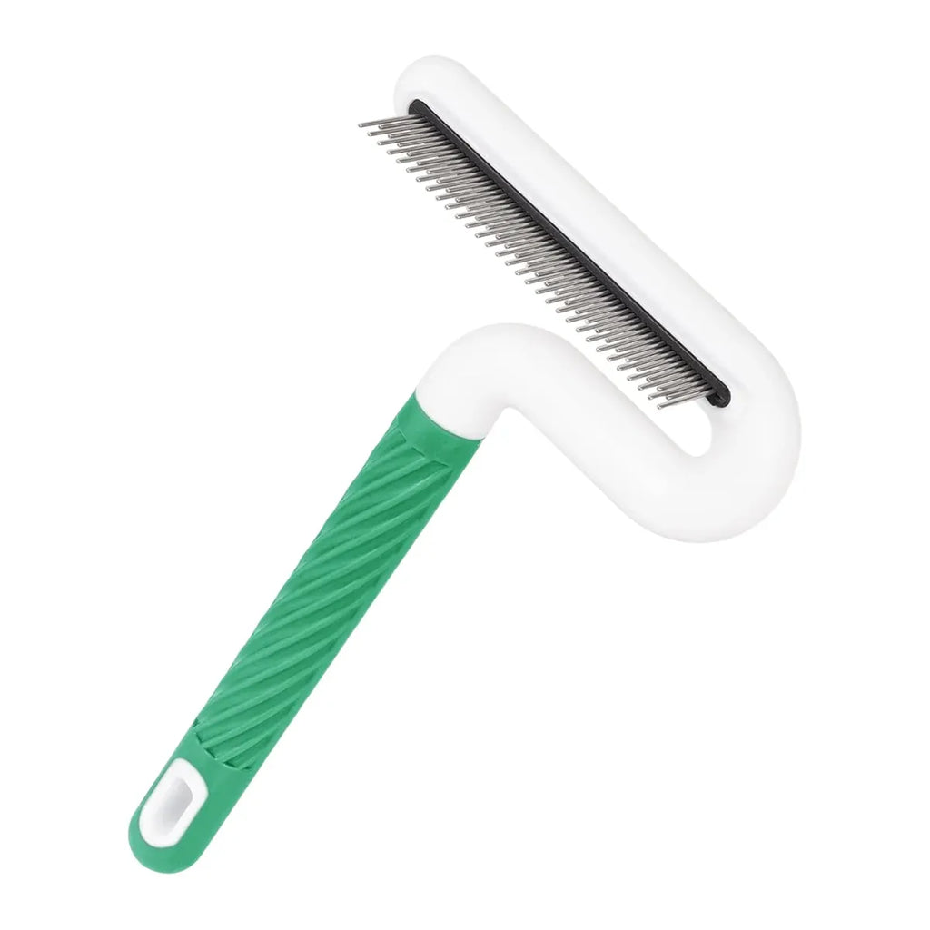 T Type Pet Grooming Rake Comb Stainless Steel