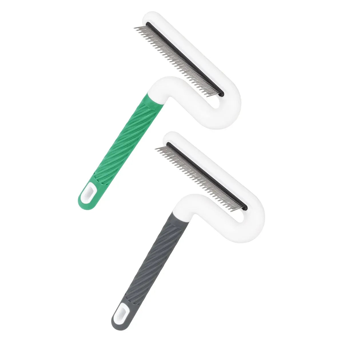 T Type Pet Grooming Rake Comb Stainless Steel