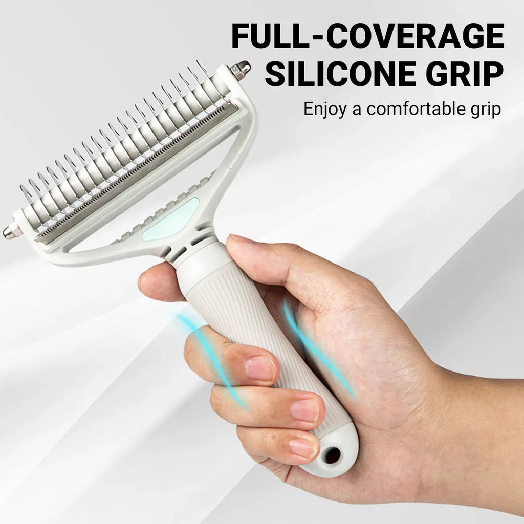 Pet Grooming Brush Hair Removal Anti Tangle Cat Dog Home Detangling