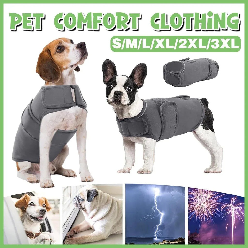 Pet Comfort Dog Relief Vest Jacket Soft Anxiety Coat
