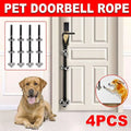 4PCS Pet Training Doorbell Rope Cat Teaser Toy Bell Interactive Play