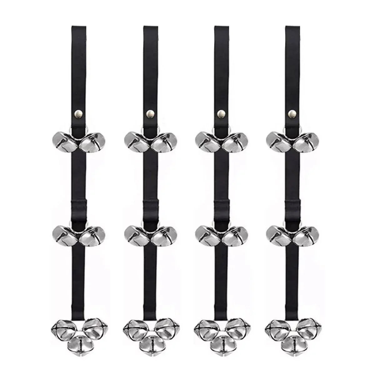 4PCS Pet Training Doorbell Rope Cat Teaser Toy Bell Interactive Play