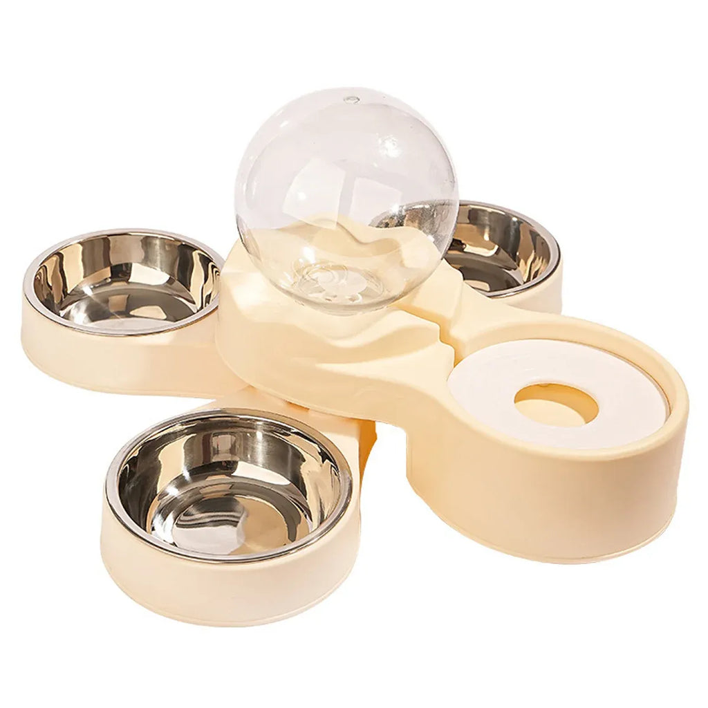 Cat and Small Dog Feeding and Water Station