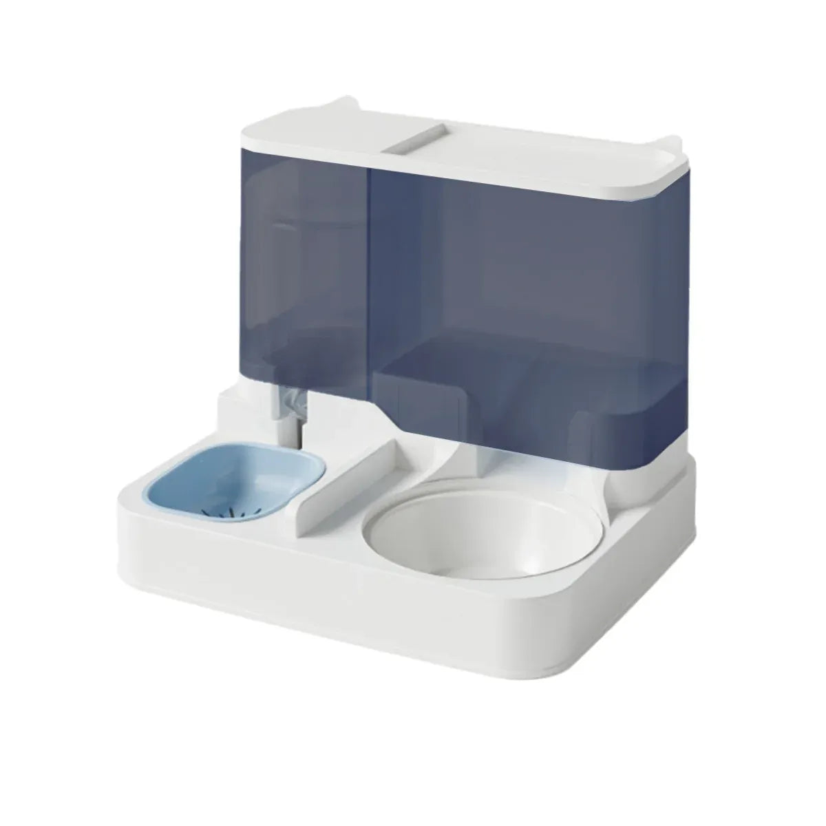 Automatic Cat Feeder Water Dispenser All in One Plastic Bowl