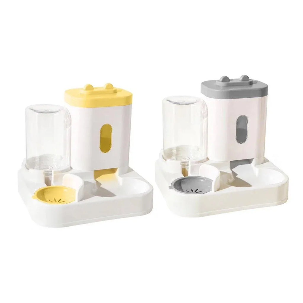 2in1 Pet Bowl Vertical Feeder and Drinker Cat Dog Bowl Water and Food