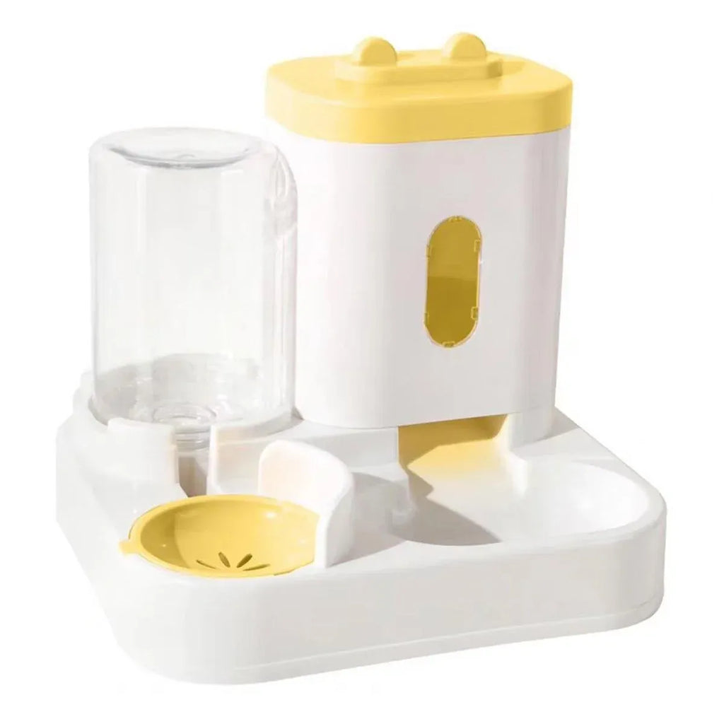 2in1 Pet Bowl Vertical Feeder and Drinker Cat Dog Bowl Water and Food