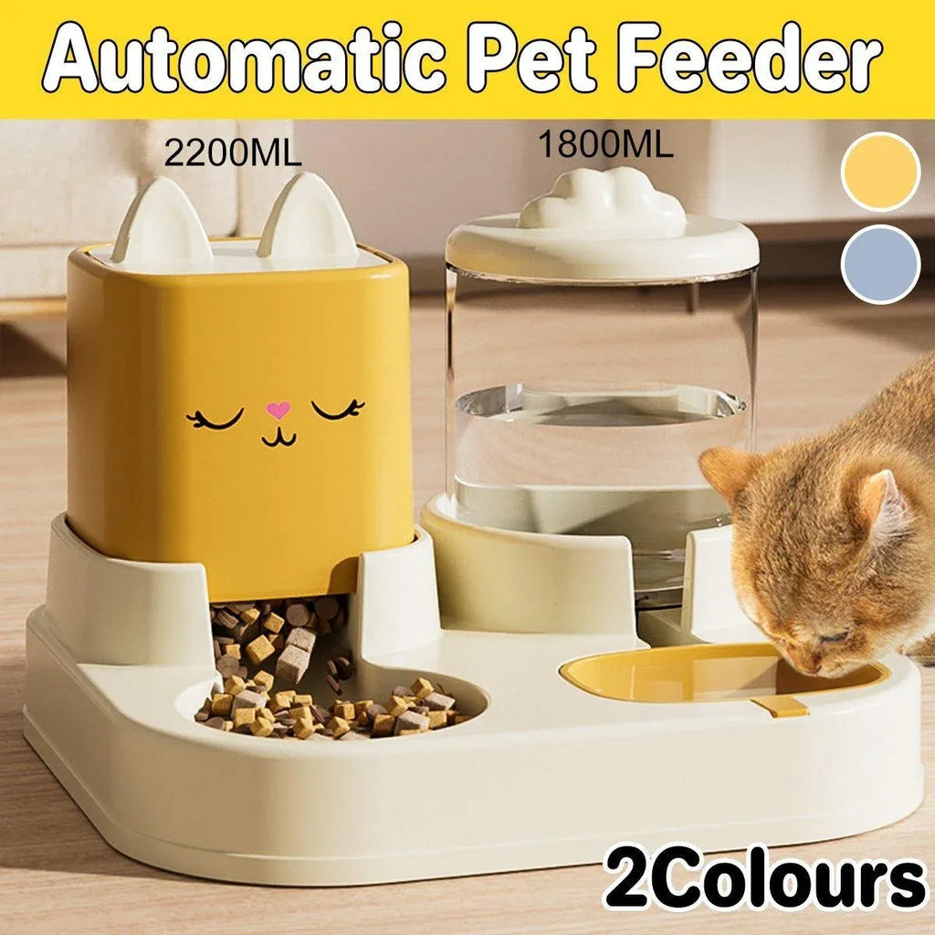 Pet Cartoon Feeding Bowl Universal Water Feeder Cat Dog Food Dish