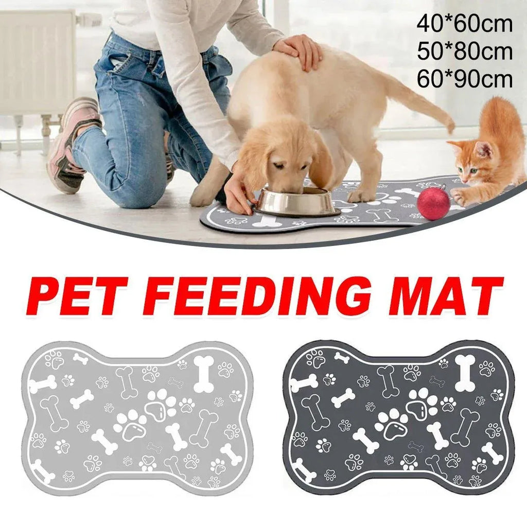 Pet Feeding Mat Non-slip Diatom Mud Absorbent Dirt-resistant