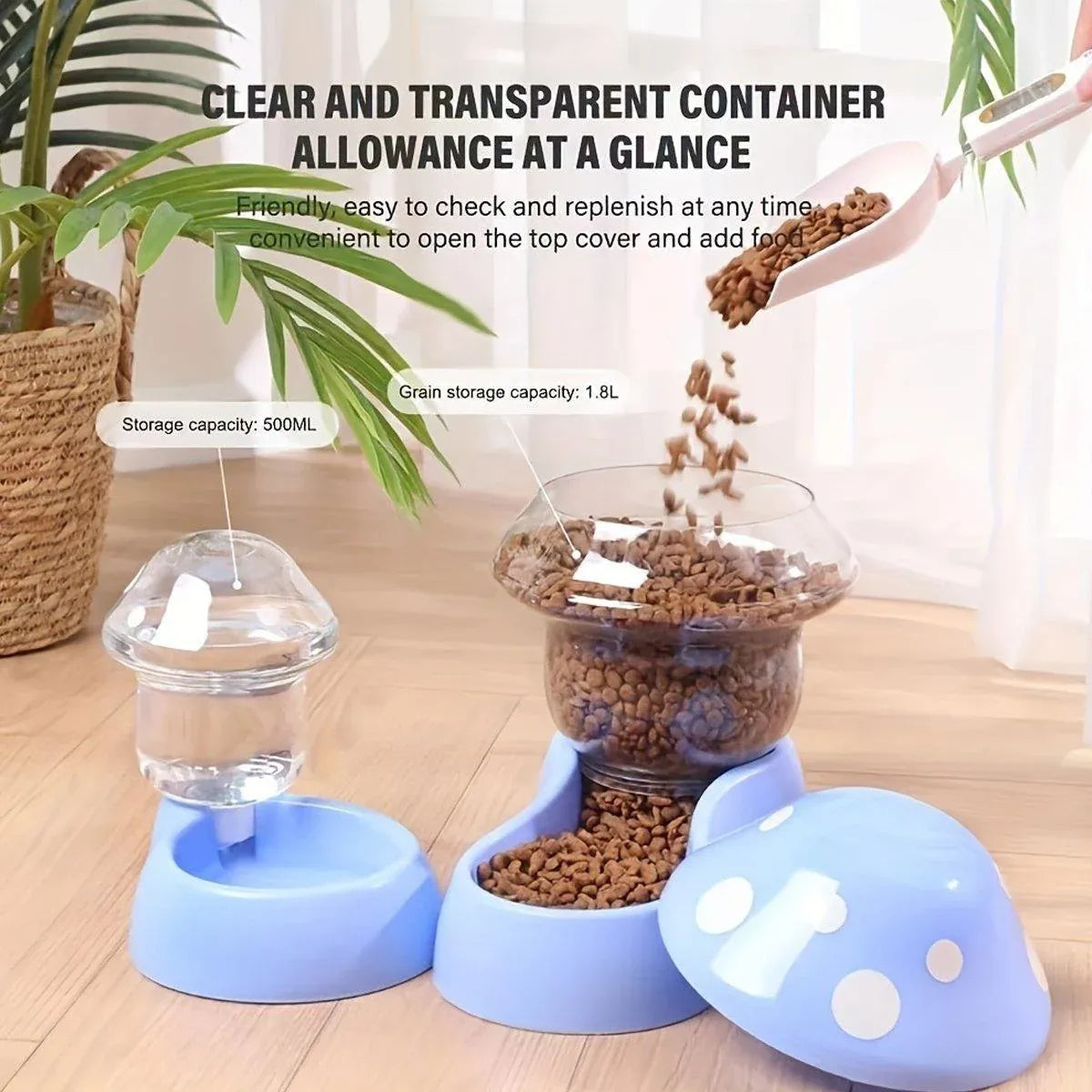 Cat Bowl Pet Feeding Bowl Double Dog Food Water Bowl