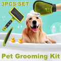 3PCS Pet Grooming Cleaning Kit Pet Hair Remover Tools