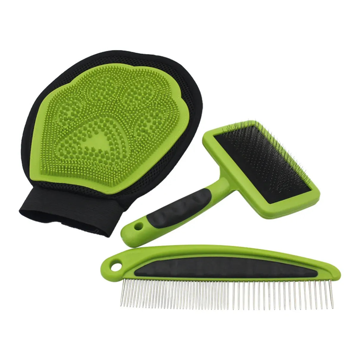 3PCS Pet Grooming Cleaning Kit Pet Hair Remover Tools