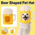 Pet Beer Style Hat Headpiece Pet Funny Feadgear Fun Pet Fecoration