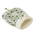 Semi Enclosed Warm Cat Sleeping Bag Comfortable Soft Fleece Pet Bed