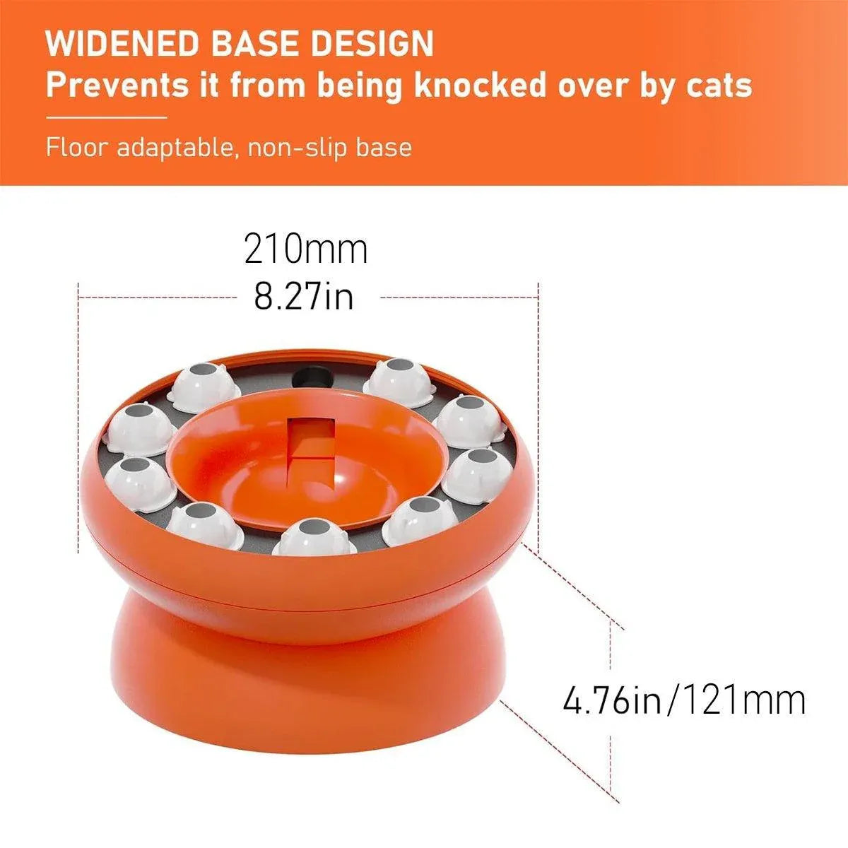 Pet Slow Feeder Interactive Cat Dog Food Dispenser Puzzle Toy
