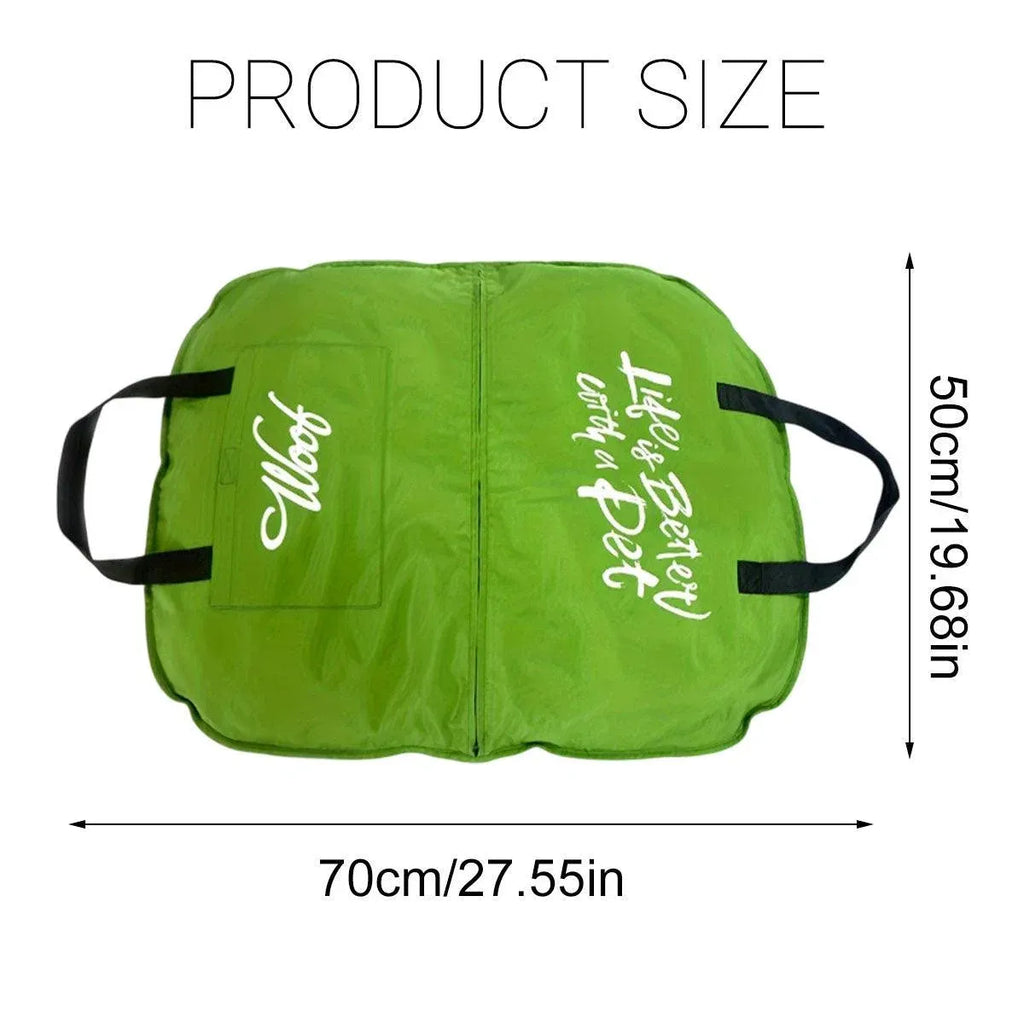 Portable Folding Pet Kennel Zippered Outdoor Dog Bed Travel Mat