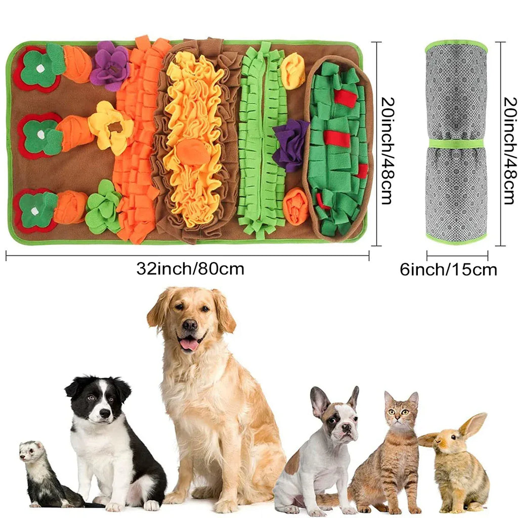 Pet Snuffle Mat Dog Hiding Toy Washable Interactive Puzzle Mat