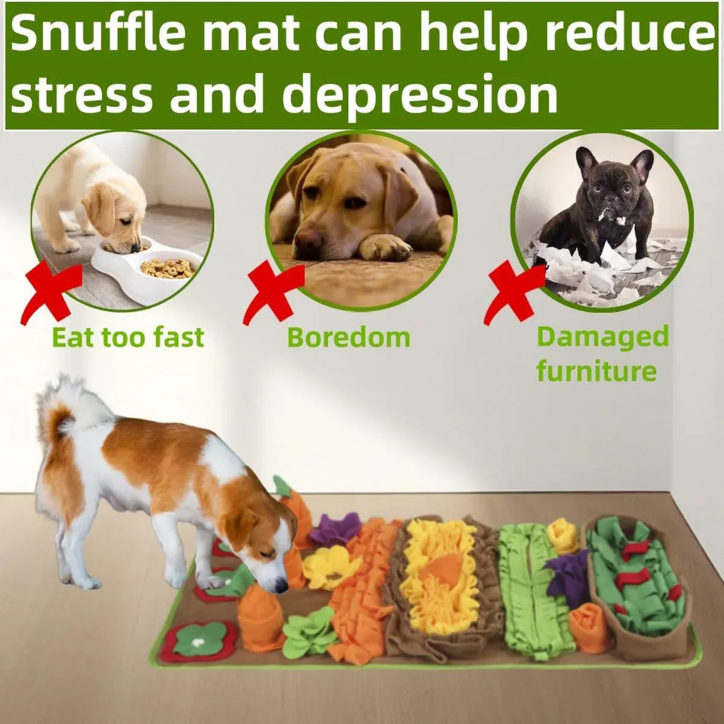 Pet Snuffle Mat Dog Hiding Toy Washable Interactive Puzzle Mat