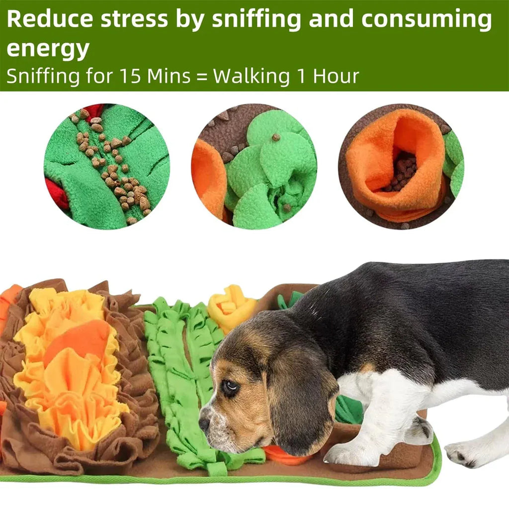 Pet Snuffle Mat Dog Hiding Toy Washable Interactive Puzzle Mat